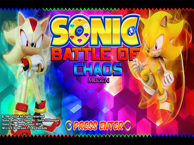Sonic Battle Of Chaos MUGEN
