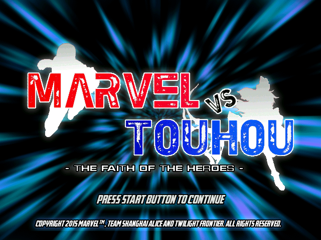 Marvel VS Touhou Screenpack