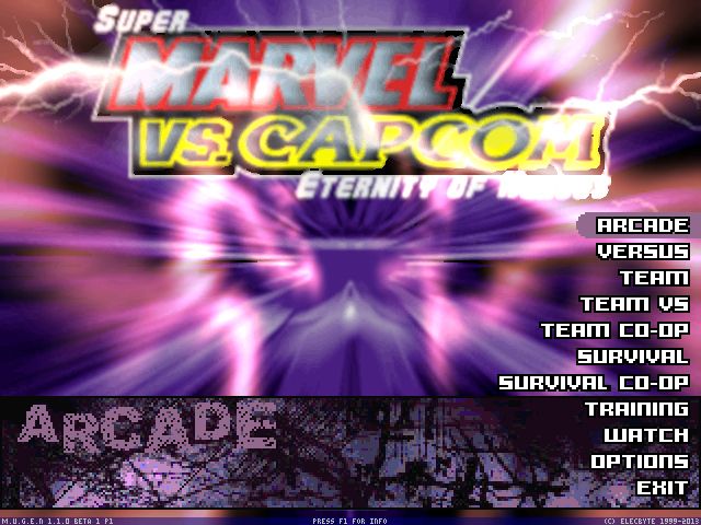 Super Marvel vs Capcom Screen Pack 1.0 & 1.1