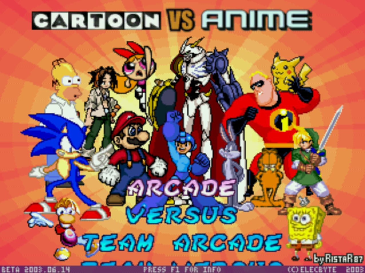 MUGEN: Cartoons vs. Video Games Thumbnail by PG2243 on DeviantArt