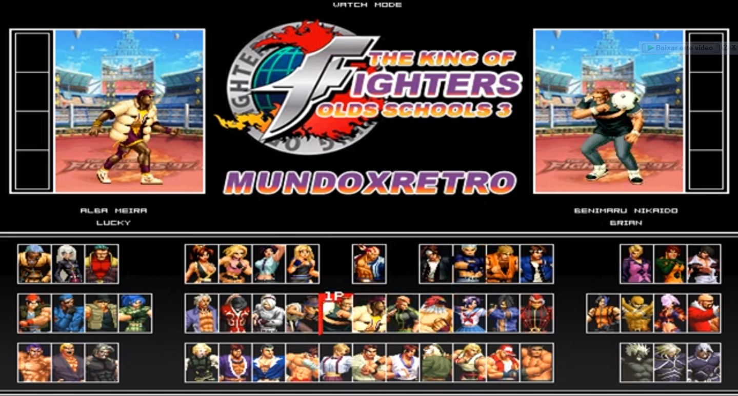 The King of Fighters Old School by MARADOTV / MUNDOXRETRO - Version 3