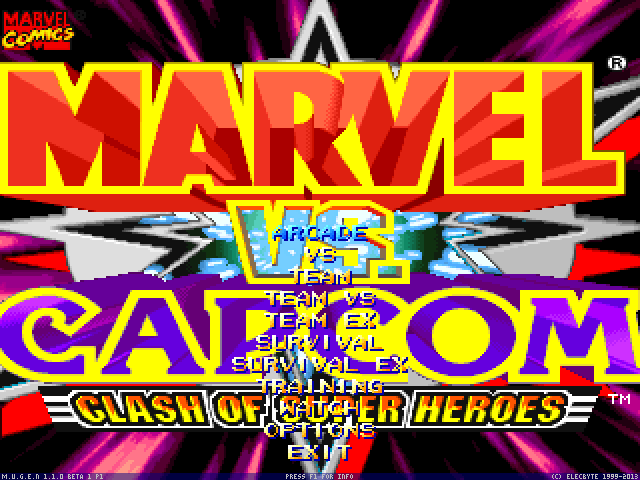 Marvel VS Capcom 1 Screenpack