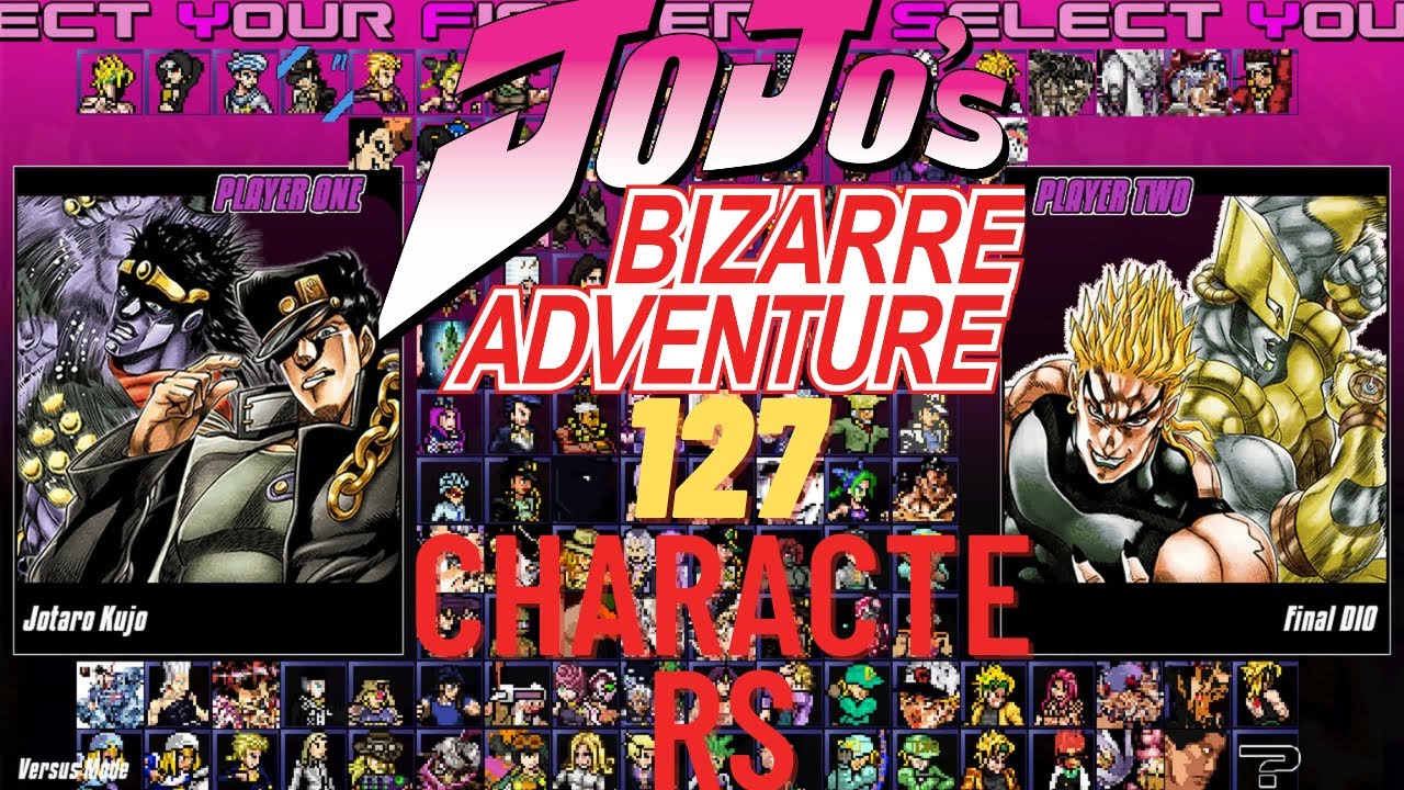 JOJO JUS STYLE new Edition 127 characters