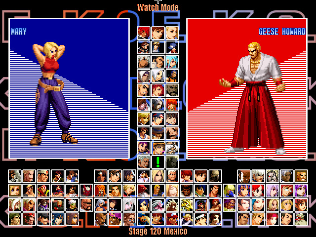 KOF The Battle by Infinite Characters [MUGEN_PLAYER]