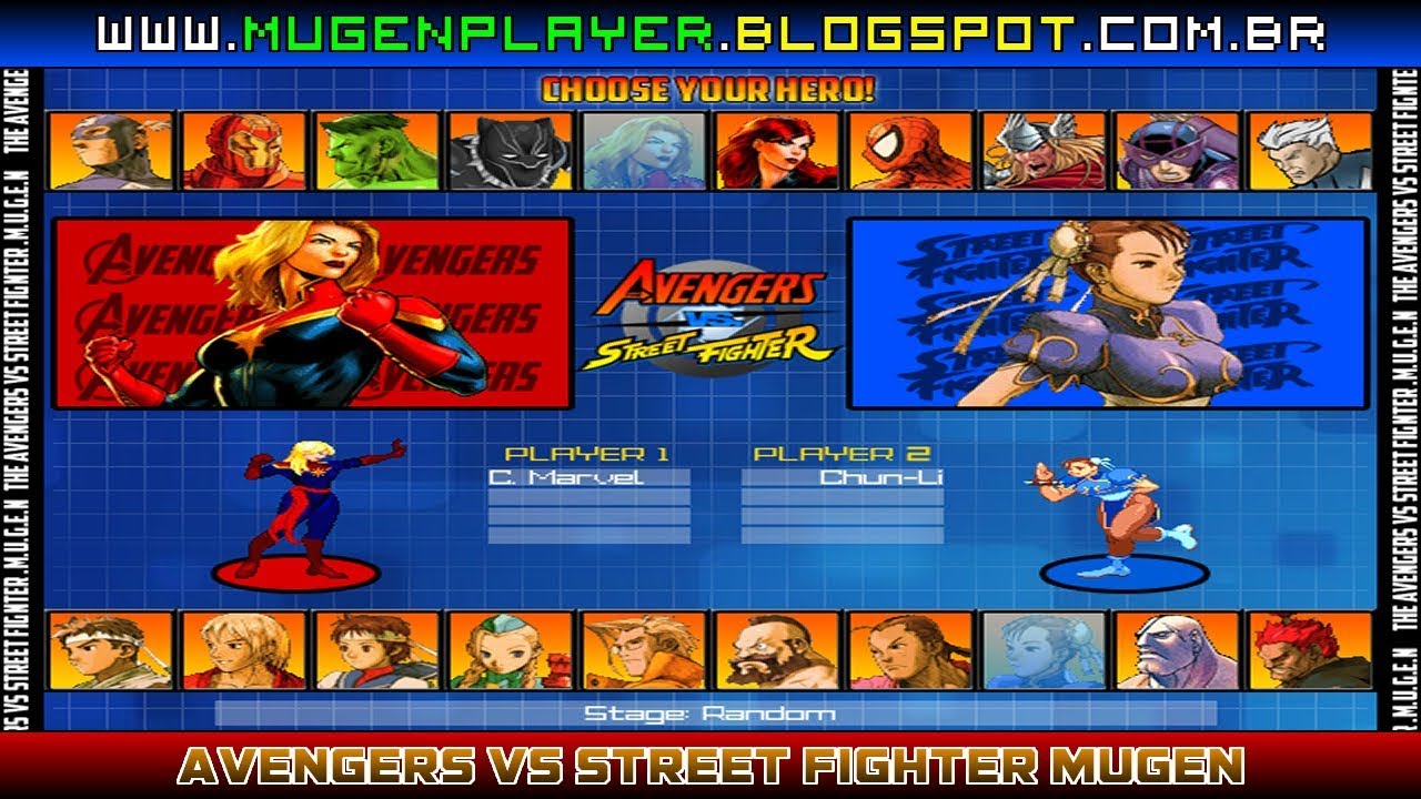 Avengers vs. Street Fighter (By Maxi Mugen)