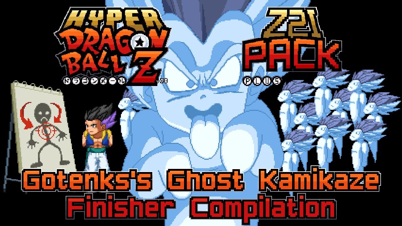 Hyper Dragon Ball Z + Z2i Pack: Ghost Kamikaze Finisher Compilation (and against Z2i Characters)