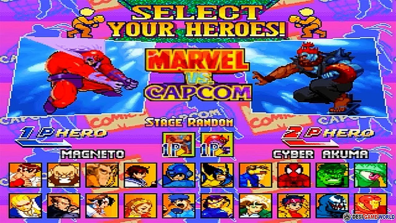 Marvel vs Capcom - Clash of Super Heroes Mugen