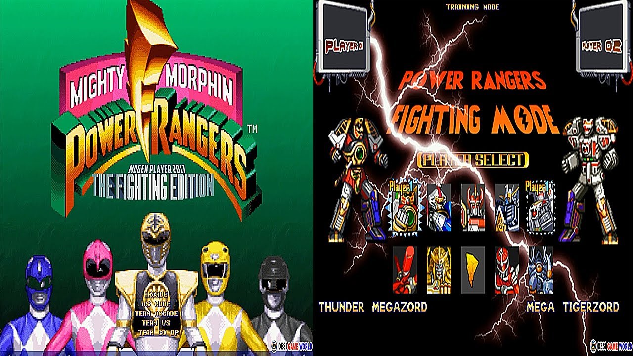 Power Rangers - The Fighting Edition (Mugen)