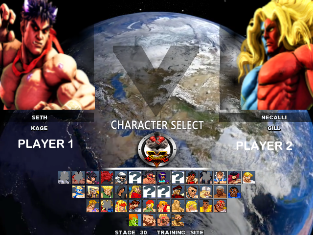 Street Fighter V Arcade Demake V1 Edited by Brinegamer