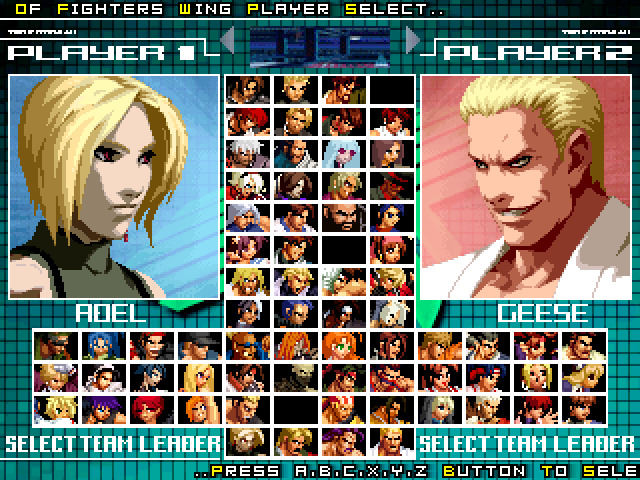 The King of Fighters Wing 0830 [RARE MUGEN] [CLOSE VERSION] & [OPEN VERSION]