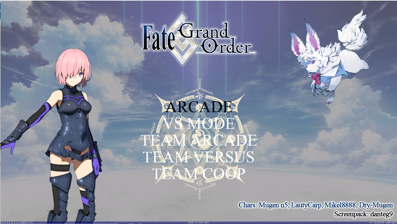 Fate Grand Order Mugen Game V2 (DirectX)