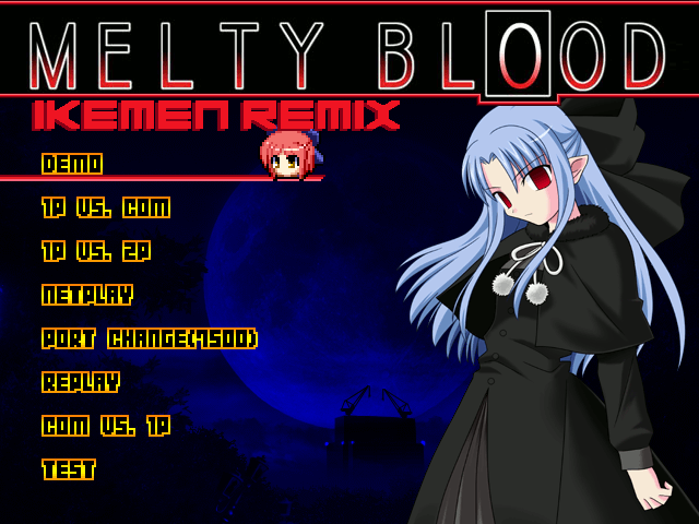 Melty Blood Ikemen Remix Release Made and Coded By OldGamer