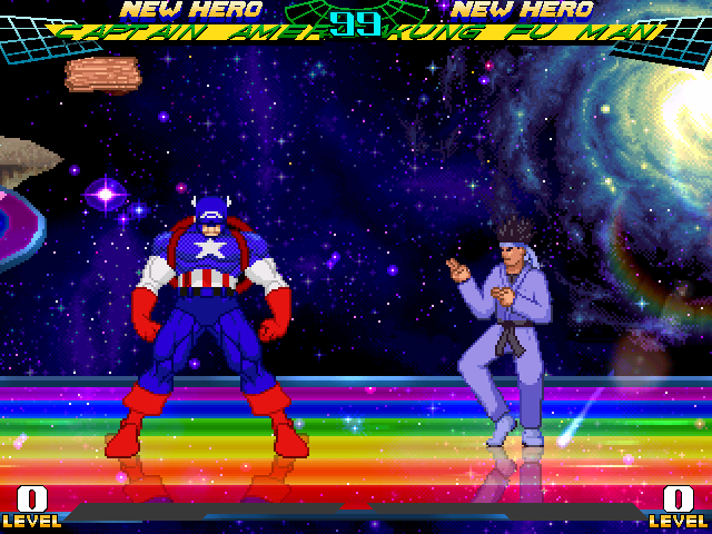 Marvel vs Street fighter made by HLoader for mugen 1.0 and 1.1 720P
