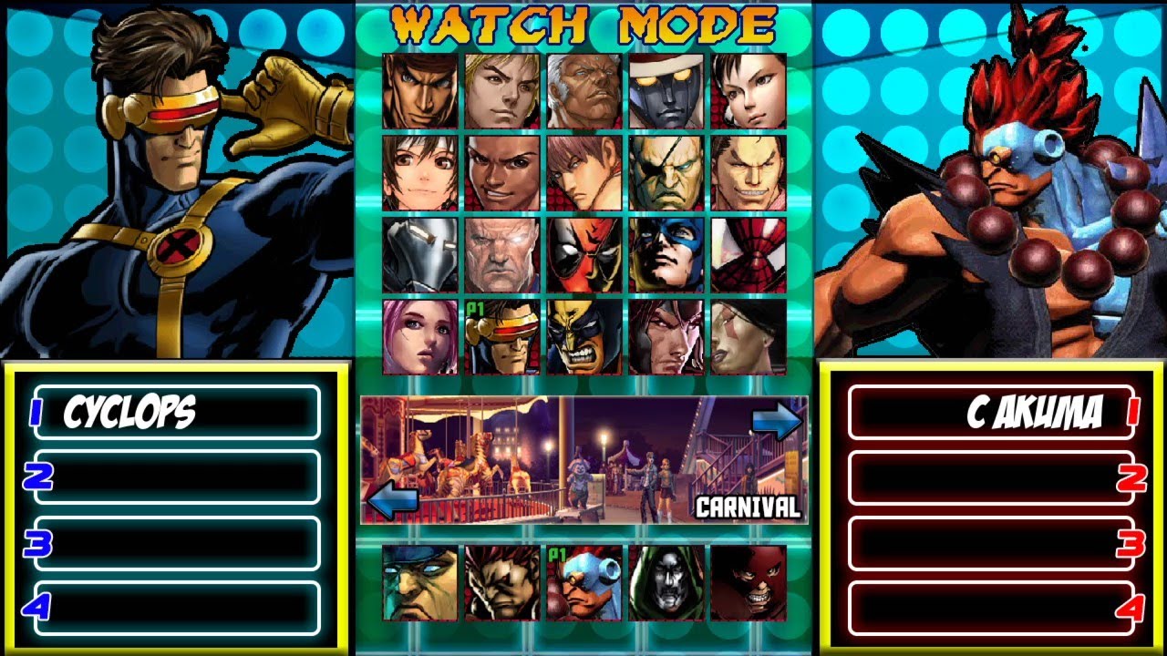 Marvel Super Heroes Vs. Street Fighter - Mugen 2021