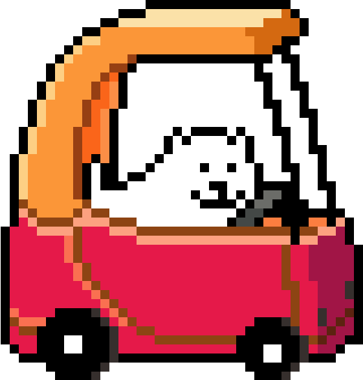 Annoying dog with Cozy Coupe