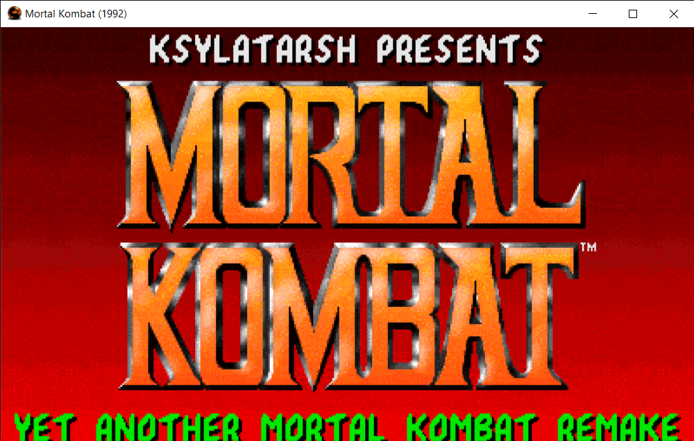 Mortal Kombat (NO Sync SP/Tahan's MK95 Movie Edit)
