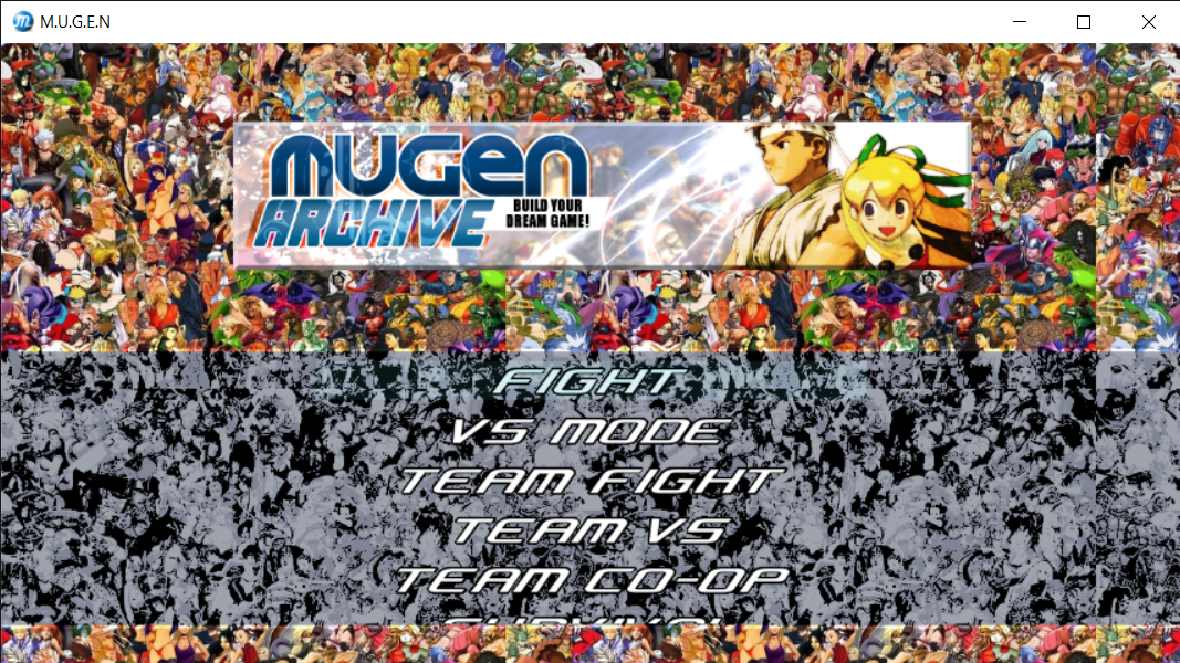mugen archive Dream Game (Tahan's Roster)