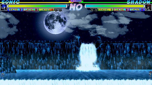 The Valley Of The End - Night (Mugen 1.1 stage)