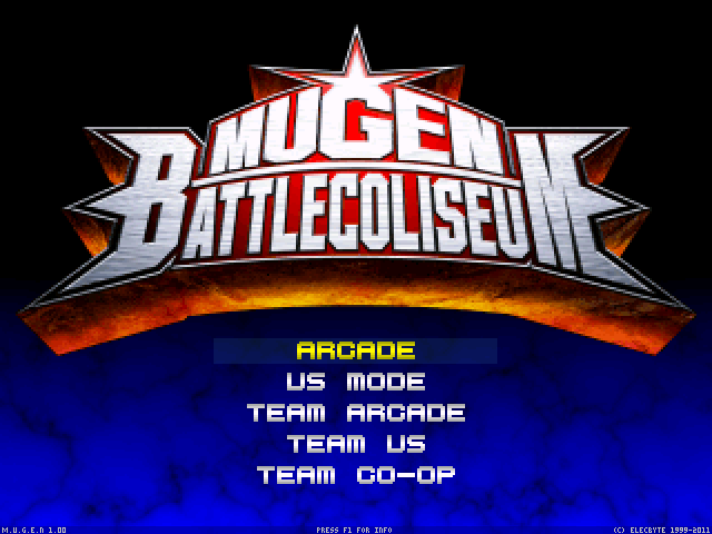 MUGEN Battle Coliseum 1.0