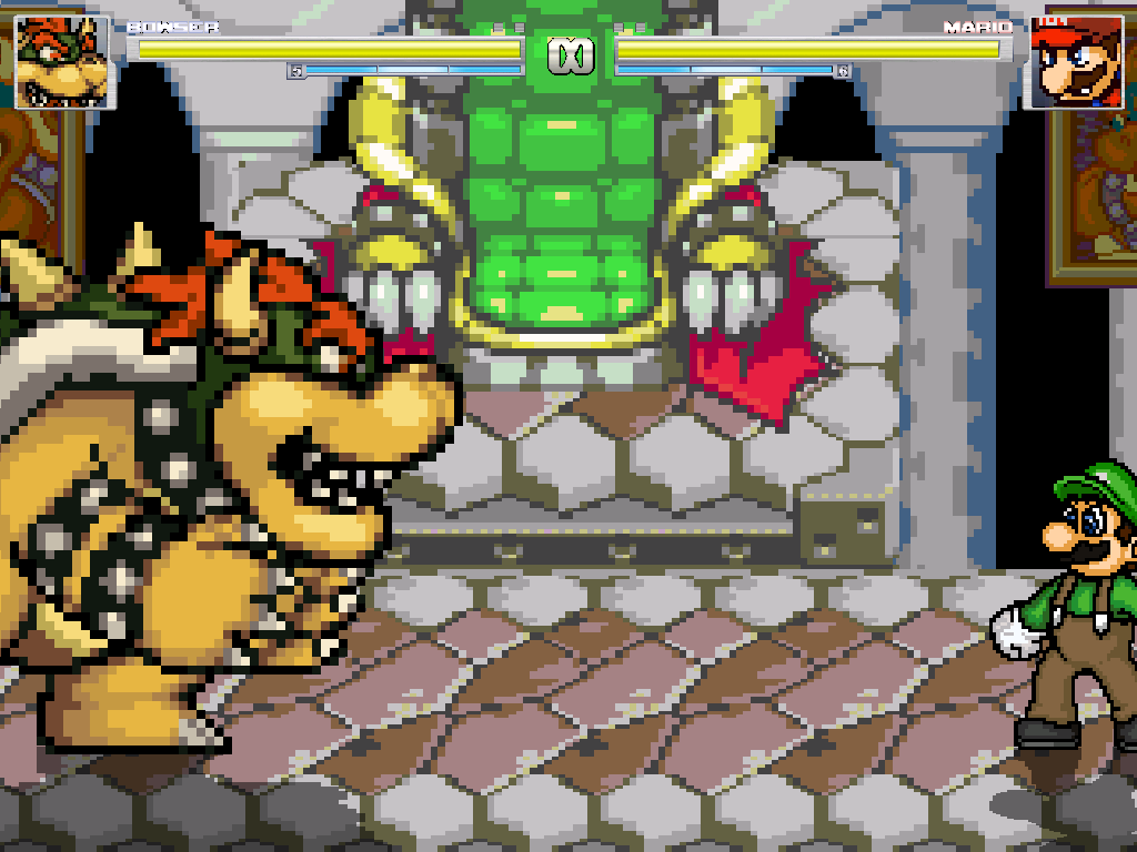 Bowser's throne room