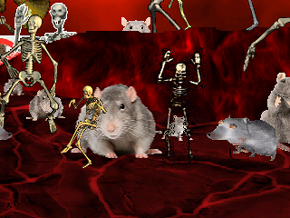 Peaceful Skeleton Realm Attacked by Rats