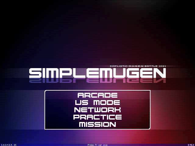 SimpleMUGEN :Simplistic MUGEN Battle 2021 IKEMEN Version