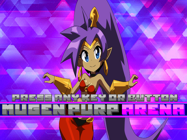 MUGEN PURPLE ARENA SCREEN PACK VERSION 1.0 AND 1.1