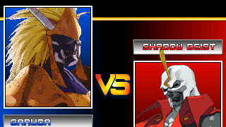 Garuda vs Shadow Geist (from Street Fighter EX2 Plus)