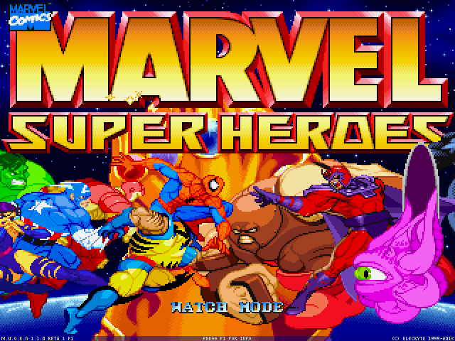 Marvel Super Heroes Screenpack