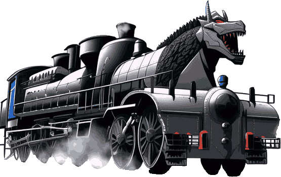 Steam Locomotive Mechagodzilla