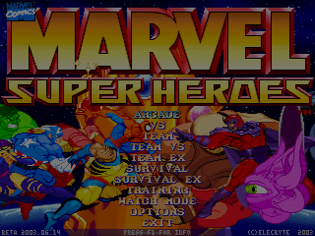 Marvel Super Heroes Screenpack (WinMugen)