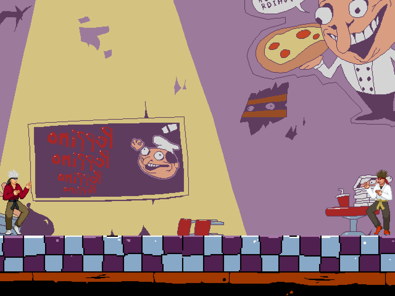 Pizza tower // Fake peppino boss stage