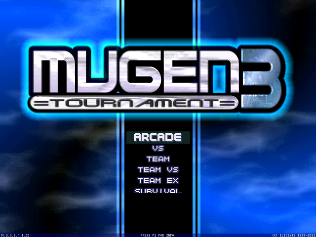 MUGEN Tournament 3 1.0 Converted